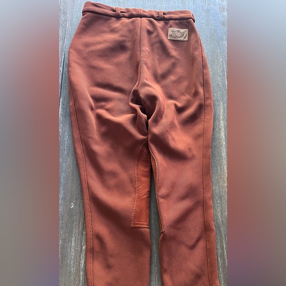GERRY SCHUMACHER rust Equestrian  riding pants sz XS - Picture 8 of 13
